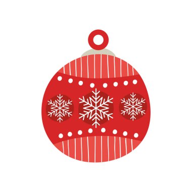 top noel dekorasyonu izole edilmiş simge