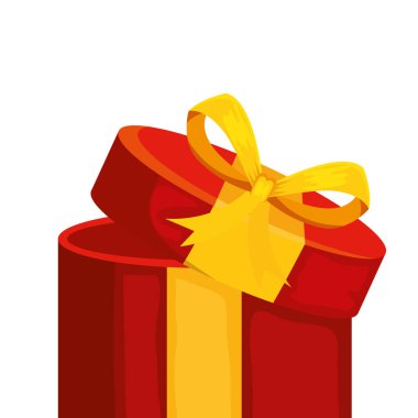 hediye kutusu izole edilmiş simge