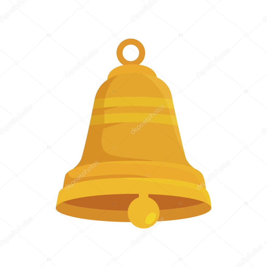 bell christmas decoration isolated icon
