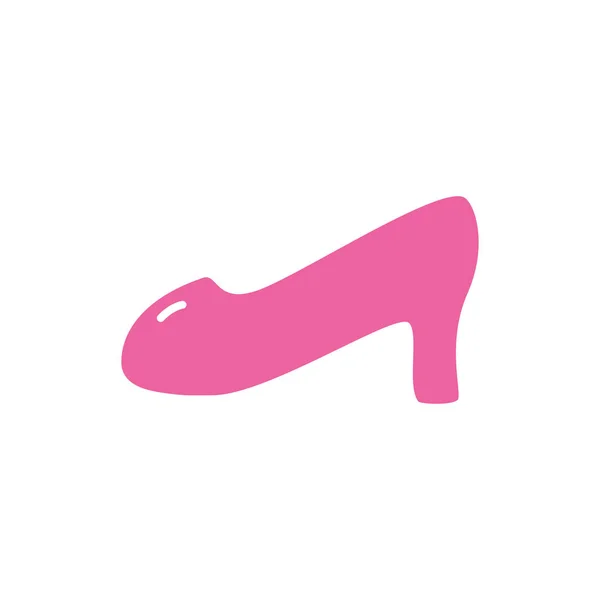 여성의 발뒤꿈치 아이콘 벡터 디자인 — 스톡 벡터