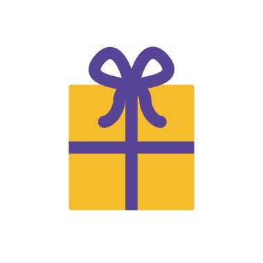 Ayrı hediye simgesi vektör tasarımı