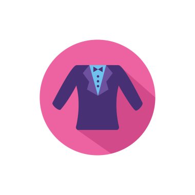 İzole erkek giysi vektör tasarımı