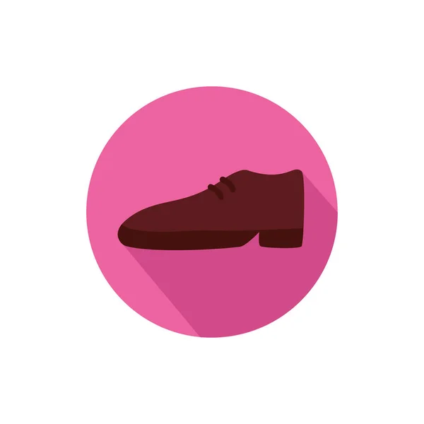 隔離された男性の靴のアイコンベクトルデザイン — ストックベクタ