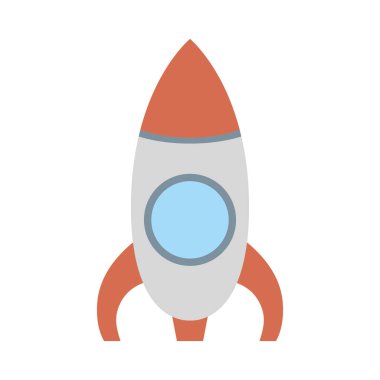 Roketatar şirin oyuncak izole edilmiş simge