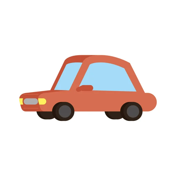 Αυτοκίνητο όχημα χαριτωμένο παιχνίδι μωρό — Διανυσματικό Αρχείο