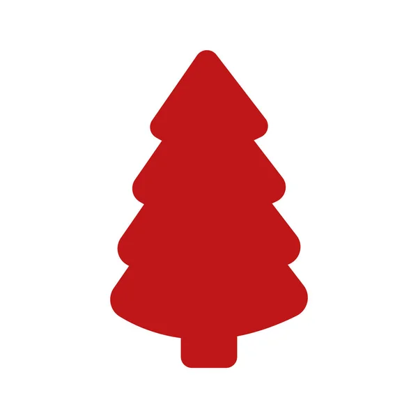 Рождественская икона сосны — стоковый вектор