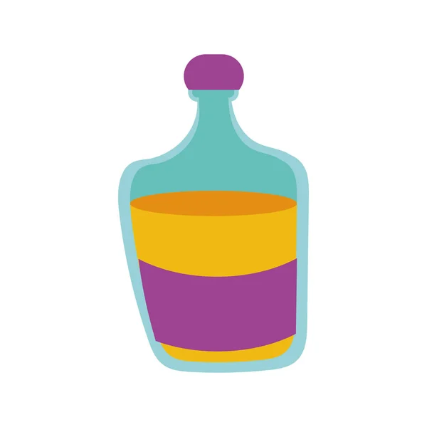 Tequila fles Mexicaanse drank pictogram — Stockvector