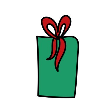 hediye kutusu izole edilmiş simge