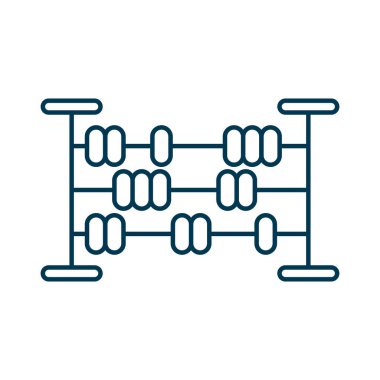 abacus education supply isolated icon