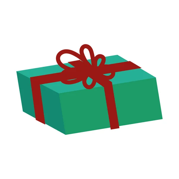 Κουτί δώρου παρουσιάζει απομονωμένο εικονίδιο — Διανυσματικό Αρχείο
