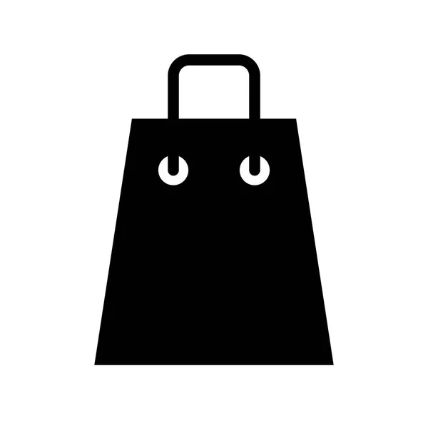 Shoppingväska papper kommersiell ikon — Stock vektor