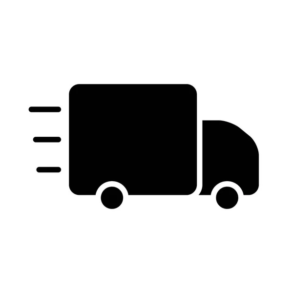 Levering truck geïsoleerde pictogram — Stockvector