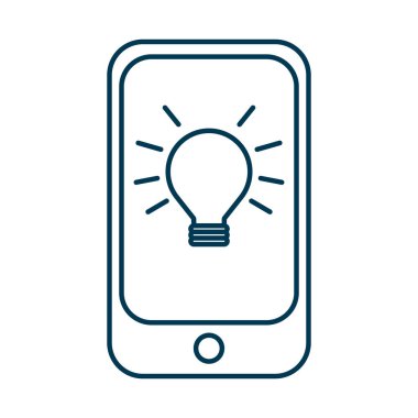 ampul ışıklı akıllı telefon cihazı