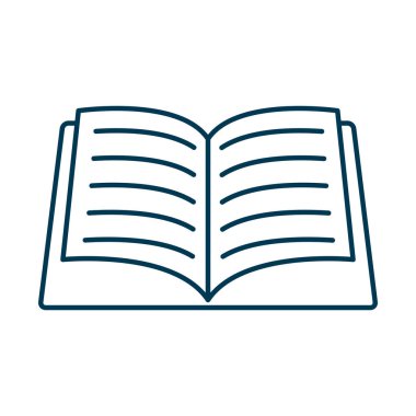 eğitim kitabı izole edilmiş simge