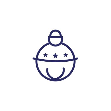 neşeli Noel top izole simgesi