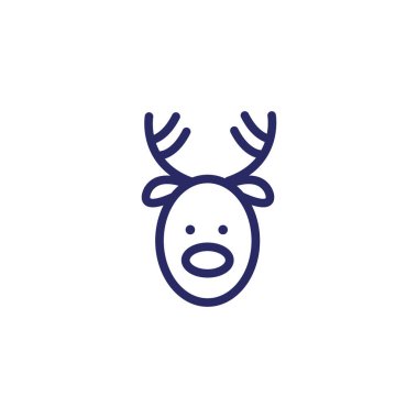 Mutlu noeller ren geyiği karakteri