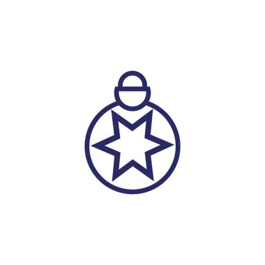 Yıldızlı mutlu noel balosu