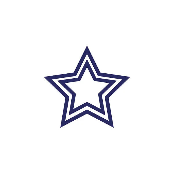 Wesołych Świąt gwiazda ikona dekoracyjna — Wektor stockowy