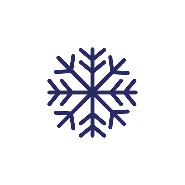 Christmas snowflake line style icon — Stock Vector