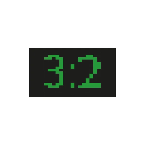 Scoreboard 8 bit pixelated style icon — Vettoriale Stock