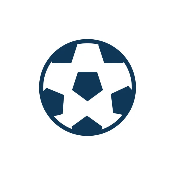Globo de fútbol niño juguete relleno estilo icono — Archivo Imágenes Vectoriales
