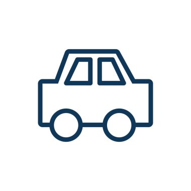 araba çocuk oyuncak satırı biçimi simgesi