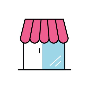 depolama ön cephesi izole edilmiş simgesi