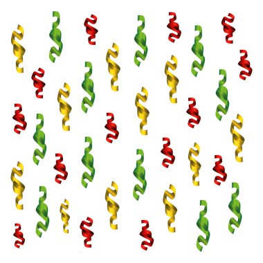 Kurdelelerin deseni Noel dekorasyonu