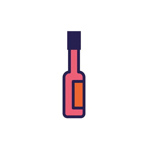 热沙司瓶隔离图标 — 图库矢量图片