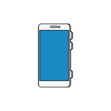 akıllı telefon aygıtı teknolojisi izole edilmiş simge
