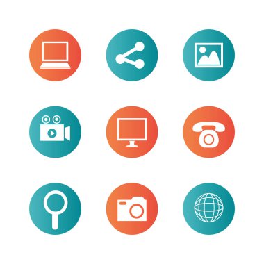 sosyal ortam simgelerini paketle