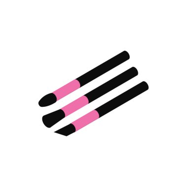 makyaj seti fırça aksesuar simgeleri