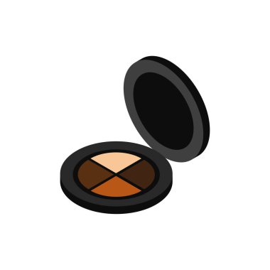 gölge renk makyaj ürünü izole edilmiş simge