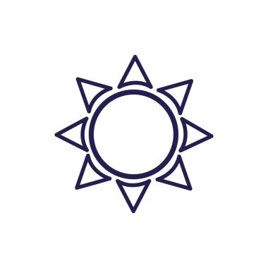 Yaz güneşi doldurma simgesi