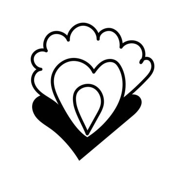 güzel çiçek bahçesi dekoratif simgesi