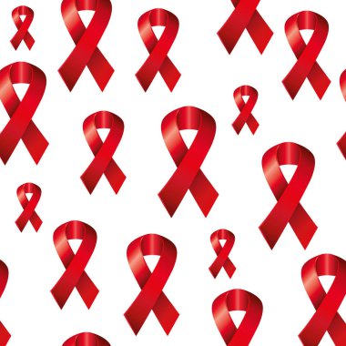 AIDS Gündüz Farkındalığı kurdelelerinin deseni