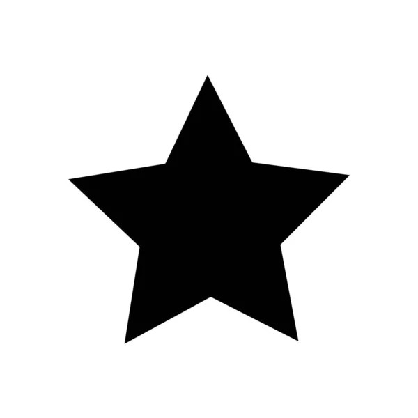 Silhouette d'étoile décoration noël icône isolée — Image vectorielle