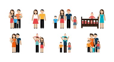 bir grup aile üyesi Avatar karakteri