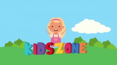 Sahnedeki küçük kız