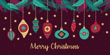 Mutlu noel kartları taşakları asılı