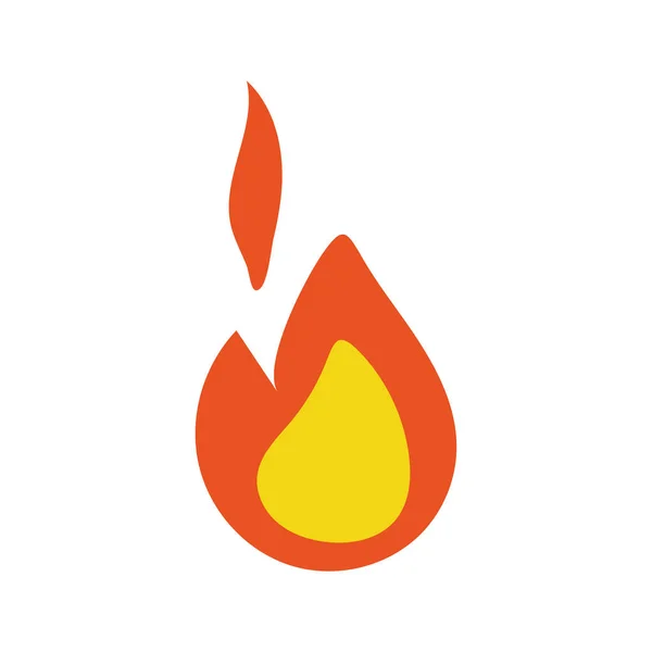 Kerze Feuer Flamme mexikanische Dekoration — Stockvektor