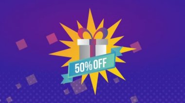 Hediyeli satış reklam etiketi