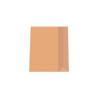 İzole edilmiş alışveriş çantası vektör tasarımı