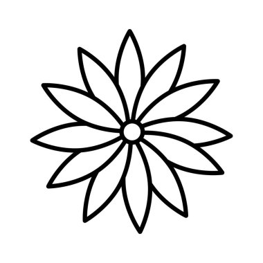 güzel çiçek bahçesi dekoratif simgesi