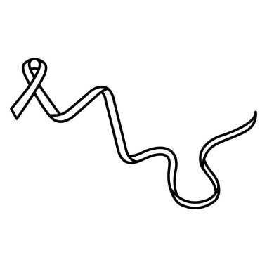 kurdele kampanya çizgisi biçimi simgesi