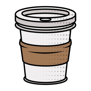 Plastik kap ikonunda nefis kahve