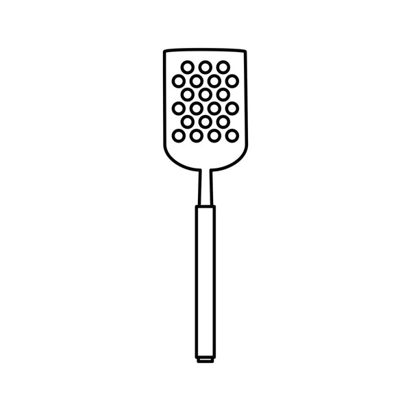 Espátula churrasqueira ferramenta ferramenta ferramenta estilo ícone — Vetor de Stock