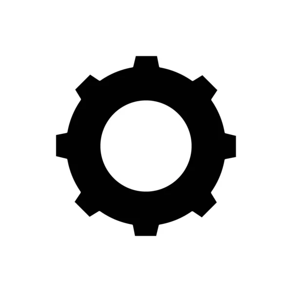 Icono de engranaje aislado vector de diseño — Vector de stock