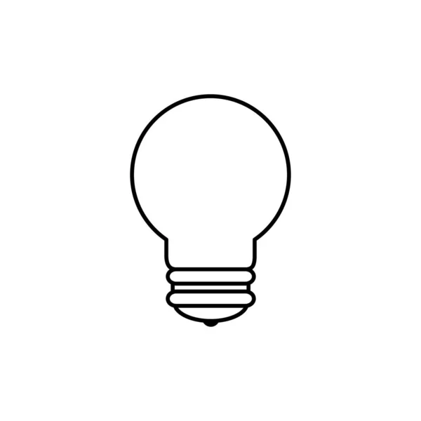 Projeto isolado da lâmpada elétrica — Vetor de Stock