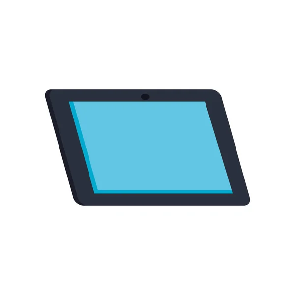 Tableta tecnología aislado icono — Vector de stock